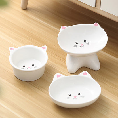 Happy Paws - Ceramic Cat Bowl