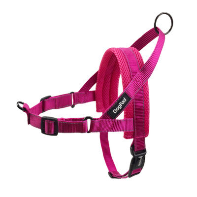 Front and back clip dog harness