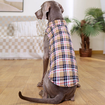 Happy Paws - Plaid Jacket