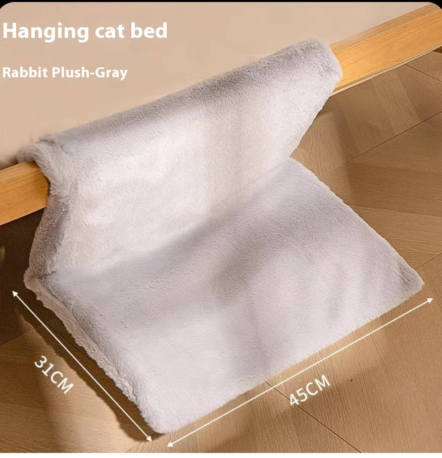 Happy Paws - L-shaped Plush Cat Hammock